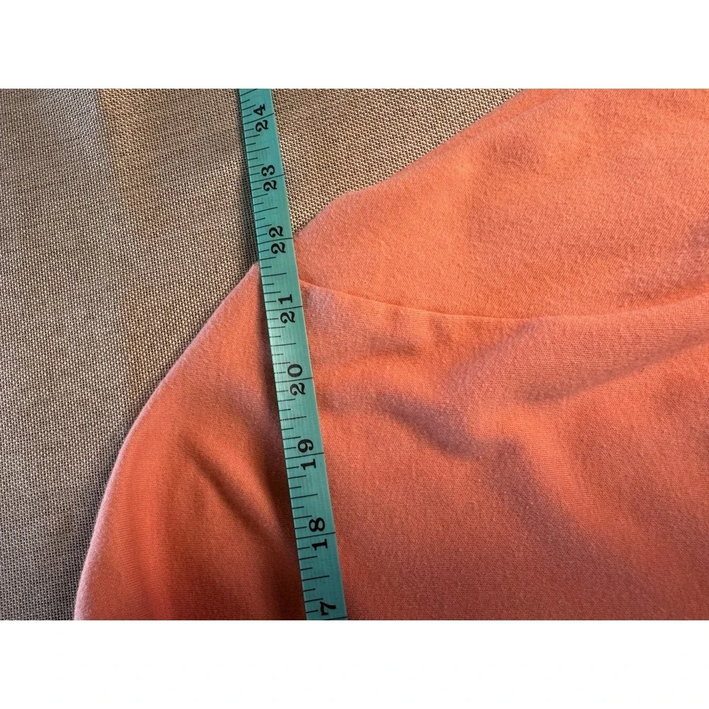 Vintage Polo Ralph Lauren Shirt XL Made USA Coral Pink Peach Short Sleeve Polo